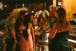 Sip our signature sushi cocktails at the bar in Canggu guests enjoying sushi cocktails at Billy Ho bar in Canggu